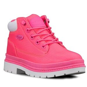 Lugz Neon Pink Lace-Up Boots